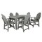 Highwood Usa Hamilton 7pc Rectangular Counter Height Outdoor Patio Furniture Dining Set 72 x 42 AD-ST7HM2CO4BA-CGE - alternate 1